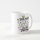 der beste papa aller zeiten graffiti 9 koffiemok (Voorkant rechts)
