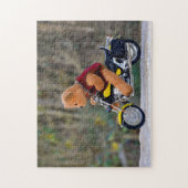 Der Biker - Teddy - Legpuzzel (Verticaal)
