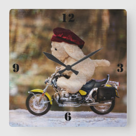 Der Biker Vierkante Klok