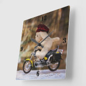 Der Biker Vierkante Klok (Hoek)