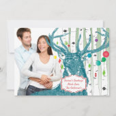  Der Birch Tree-kerstkaart Feestdagenkaart (Voorkant)