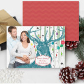 Der Birch Tree-kerstkaart Feestdagenkaart