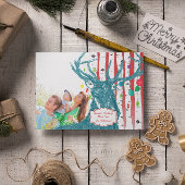 Der Birch Tree-kerstkaart Feestdagenkaart