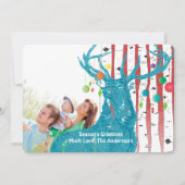 Der Birch Tree-kerstkaart Feestdagenkaart (Voorkant)