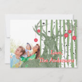  Der Birch Tree-kerstkaart Feestdagenkaart (Voorkant)