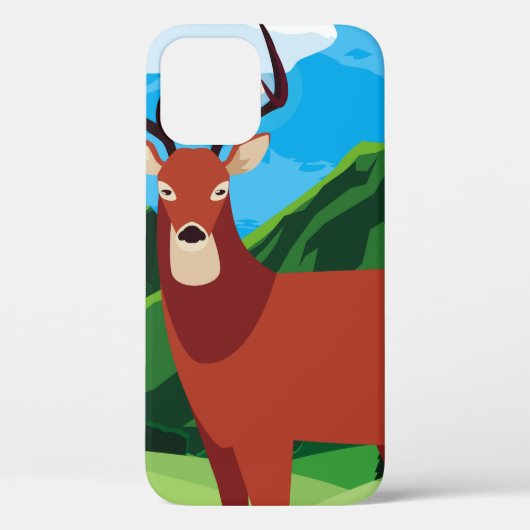 Der blij herfst seizoen flat designanimal, kunst,  Case-Mate iPhone case (Achterkant)