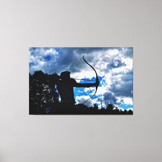 Der Bogenschütze Canvas Afdruk (Voorkant)