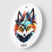 Der Bunte Fuchs - Kopf Portrait Grote Klok (Hoek)