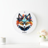 Der Bunte Fuchs - Kopf Portrait Grote Klok (Huis)
