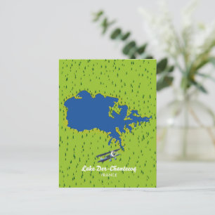 Der chantecoq Frankrijk meerkaart Briefkaart