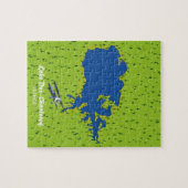 Der chantecoq Frankrijk meerkaart Legpuzzel (Horizontaal)