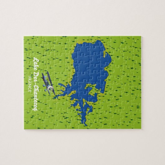 Der chantecoq Frankrijk meerkaart Legpuzzel (Horizontaal)