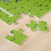 Der chantecoq Frankrijk meerkaart Legpuzzel (Zijkant)