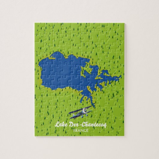 Der chantecoq Frankrijk meerkaart Legpuzzel (Verticaal)