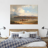 Der Chiemsee Im Herbst Canvas Afdruk (Insitu (Slaapkamer))