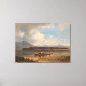 Der Chiemsee Im Herbst Canvas Afdruk (Voorkant)