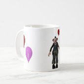 Der Clown und sein Ballon Koffiemok (Voorkant links)