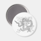 Der Drache Magneet (Voorkant / Achterkant)