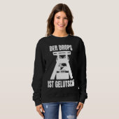 Der Drops Ist Gelutscht Ruhrpottdeutsch Ruhrpott R Trui (Voorkant volledig)