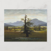 Der Einsame Baum - Caspar David Friedrich 1822 Briefkaart (Voorkant)