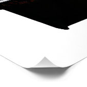 Der en eekhoorn aan de Piano Perfect Poster (Hoek)