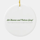 Der en eekhoorn Decorteren keramisch Ornament (Achterkant)