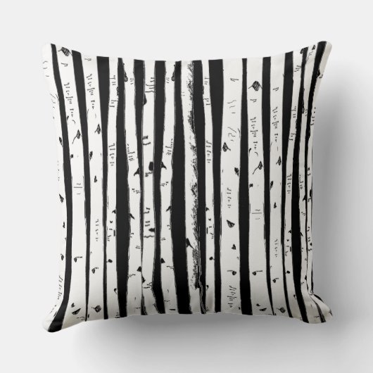 Der- en vogelboompiloot kussen (Achterkant)