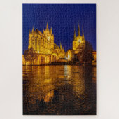 Der Erfurter Dom in Thüringen Legpuzzel (Verticaal)