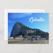 Der Fels von Gibraltar Briefkaart (Voorkant / Achterkant)