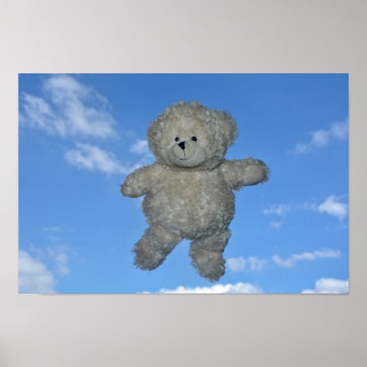 Der fliegende Teddybär Poster (Voorkant)