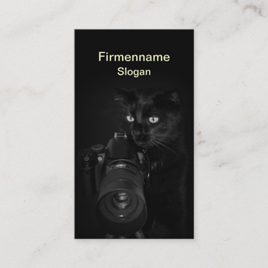 Der Fotograf -  Visitenkartenvorlage Visitekaartje (Voorkant)