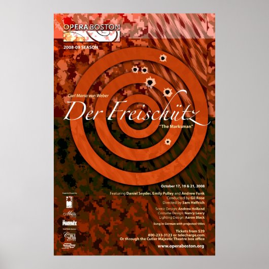 Der Freischütz ("De Marksman") Poster (Voorkant)