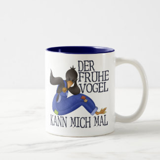 Der Frühe Vogel Tweekleurige Koffiemok