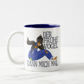 Der Frühe Vogel Tweekleurige Koffiemok (Links)