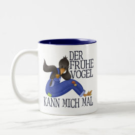 Der Frühe Vogel Tweekleurige Koffiemok