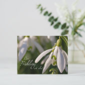 Der Frühling ist da! Briefkaart (Staand voorkant)