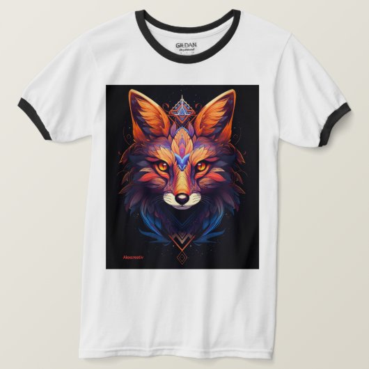 Der Fuchs in seinem natürlichen Lebensraum T-shirt (Design voorkant)