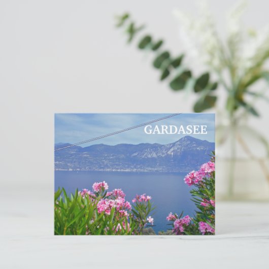 Der Gardasee-Italien Briefkaart (Staand voorkant)