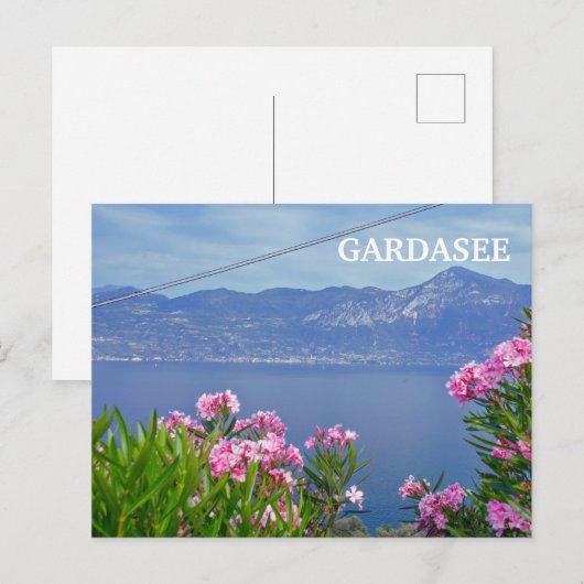 Der Gardasee-Italien Briefkaart (Voorkant / Achterkant)