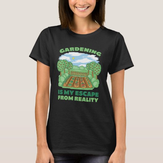 Der Garten ruft Saying for gardeners and hobby gar T-shirt (Voorkant)