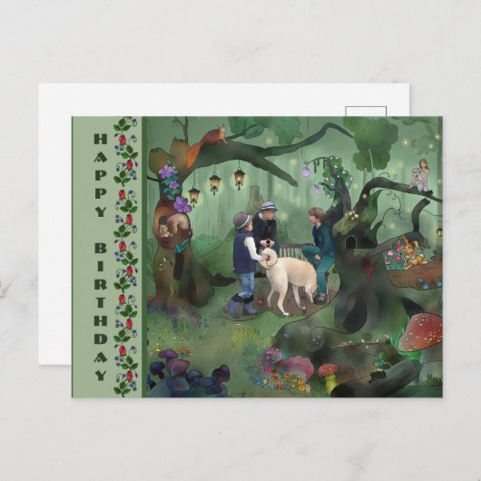 Der geheime Ort Briefkaart (Voorkant / Achterkant)