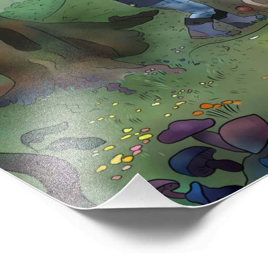 Der geheime Ort Fotodruck Foto Afdruk (Hoek)