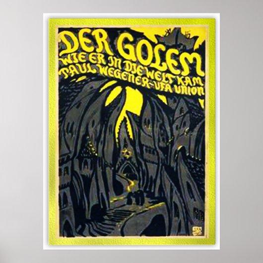 Der Golem, wie er in die Welt kam Poster (Voorkant)