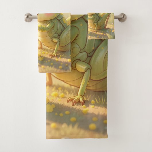 Der Grashüpfer und das Nektarkunstwerk Bad Handdoek (Insitu)