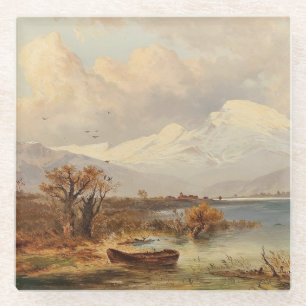 Der Haider See – Emil Barbarini Glazen Onderzetter