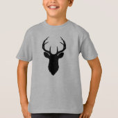 Der Head Antlers Rustisch Land Modern T-shirt (Voorkant)