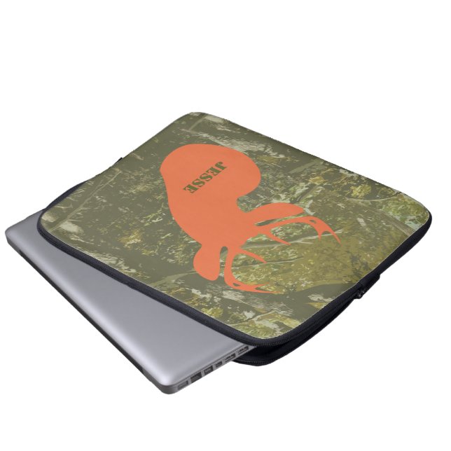 Der Head & Camouflage Electronics Bag Laptop Sleeve (Voorkant onderkant)