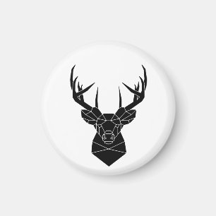 Der Head Geometric Ai File Deer Silhouette Stag P Magneet
