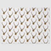 Der Head met Grote Antlers #1 Tissuepapier (Voorkant)