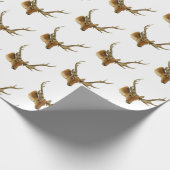 Der Head met Middelgrote Antlers #1 Cadeaupapier (Hoek)